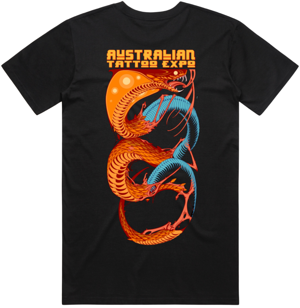 Australian Tattoo Expo Year 2025 Snake Tee (Limited Edition)