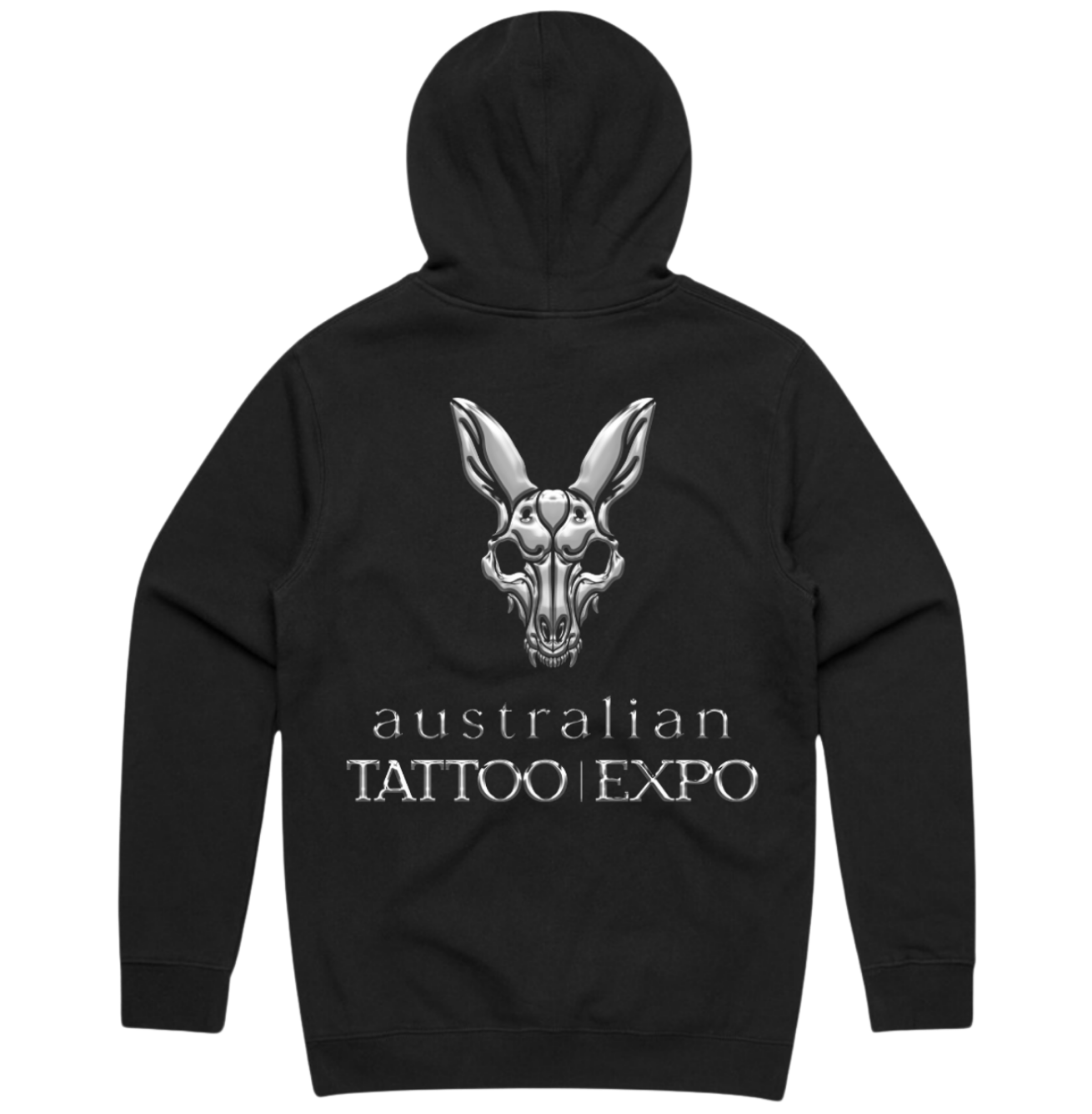 Australian Tattoo Expo Chrome Logo Hoodie