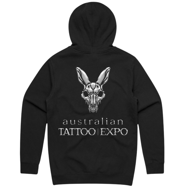 Australian Tattoo Expo Chrome Logo Hoodie