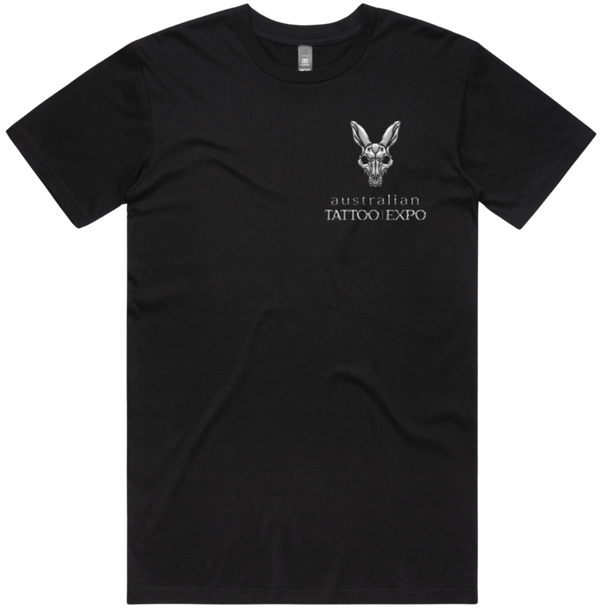 Australian Tattoo Expo Chrome Logo Tee