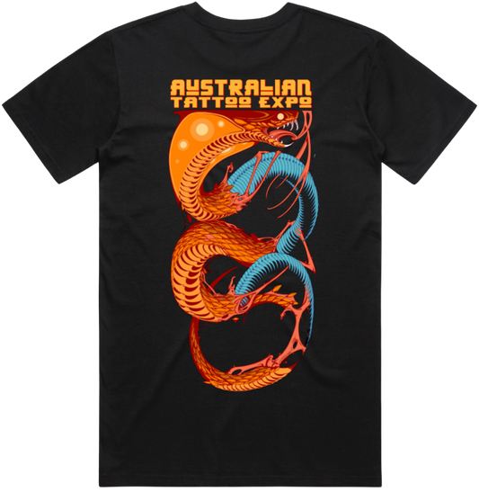 Australian Tattoo Expo Year 2025 Snake Tee (Limited Edition)